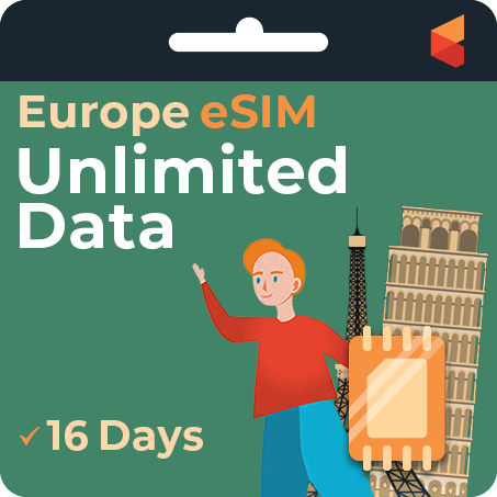 [eSIM] Europe Unlimited Data