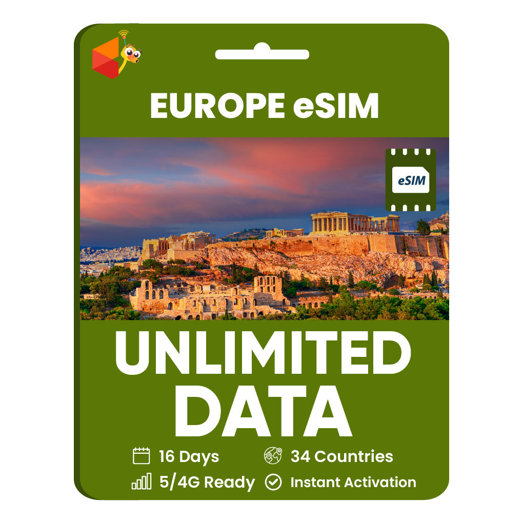 [eSIM] Europe Unlimited Data