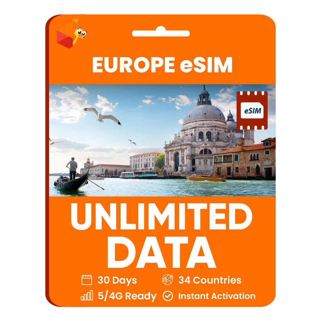 [eSIM] Europe Unlimited Data