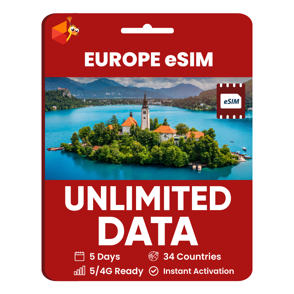 [eSIM] Europe Unlimited Data