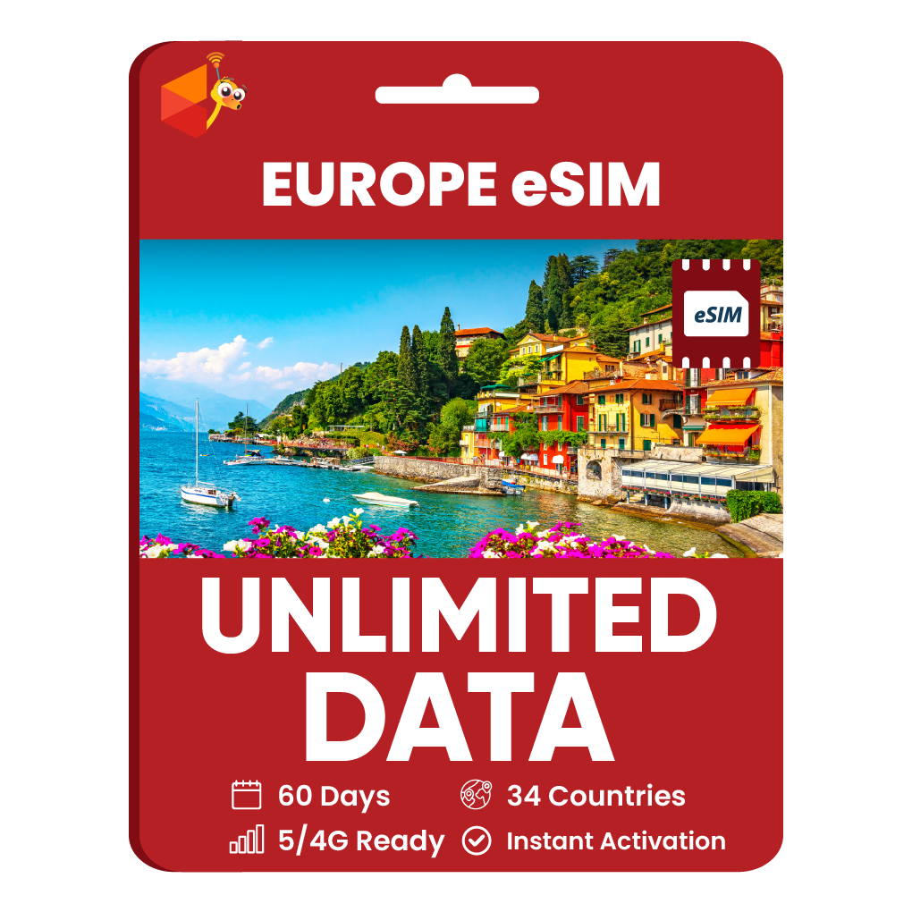 [eSIM] Europe Unlimited Data