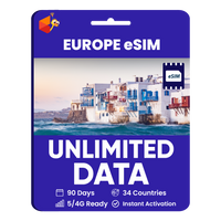 Thumbnail for [eSIM] Europe Unlimited Data