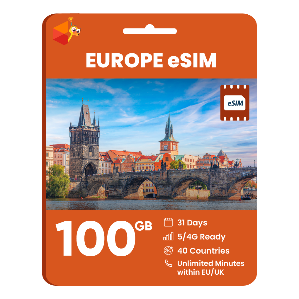 [eSIM] Europe Orange (28 Days - 100GB) | SimCorner