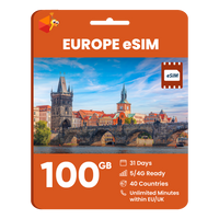 Thumbnail for [eSIM] Europe Orange (28 Days - 100GB) | SimCorner