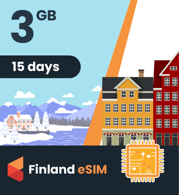 Finland eSIM: 3GB - 15 Days