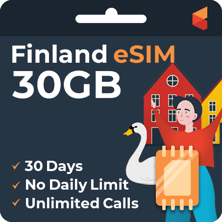 [eSIM] Finland eSim Card (30GB)