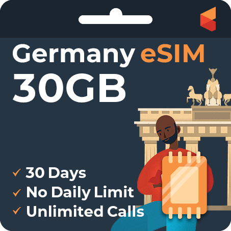 [eSIM] Germany eSim Card (30GB)