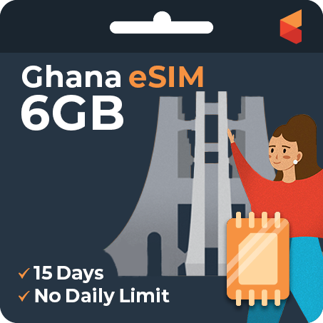[eSIM] Ghana Data eSIM (6GB - 15 Days)