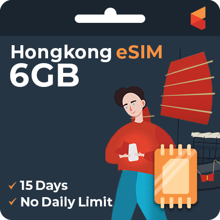 [eSIM] Hong Kong Data eSIM (6GB - 15 Days)