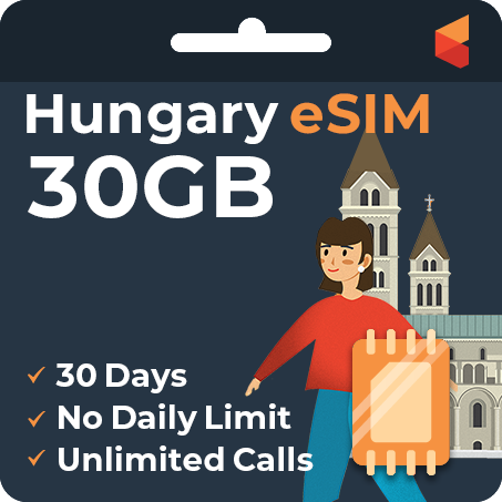 [eSIM] Hungary eSim Card (30GB)