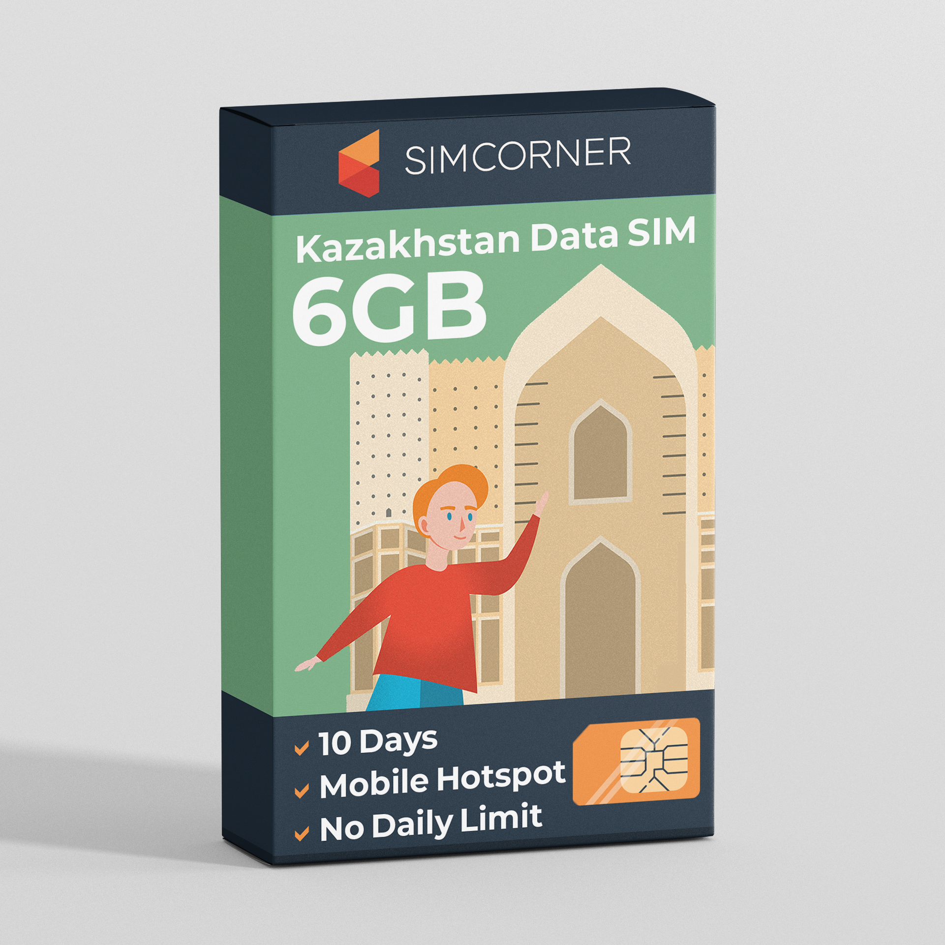 Kazakhstan Data SIM Card (10 day - 6GB)