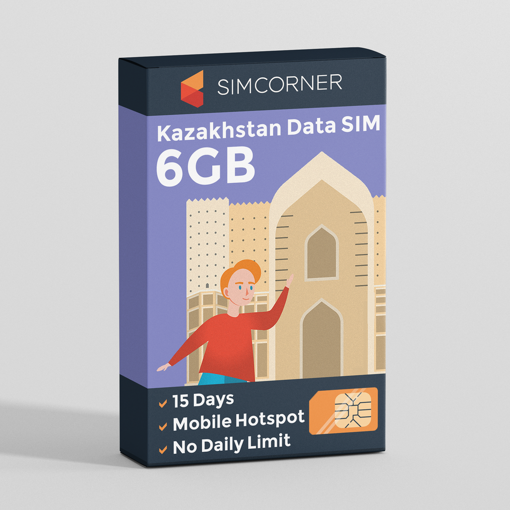 Kazakhstan Data SIM Card (15 Day - 6GB)