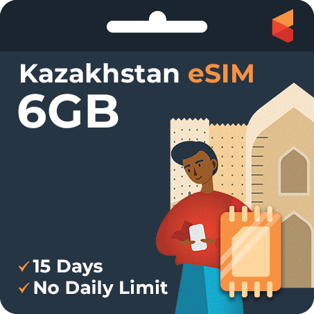 [eSIM] Kazakhstan Data eSIM (6GB - 15 Days)