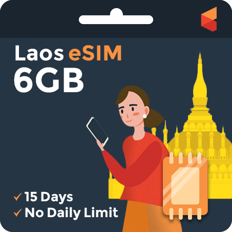 [eSIM] Laos Data eSIM (6GB - 15 Days)