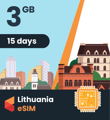 Lithuania eSIM: 3GB - 15 Days