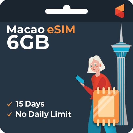 [eSIM] Macao Data eSIM (6GB - 15 Days)