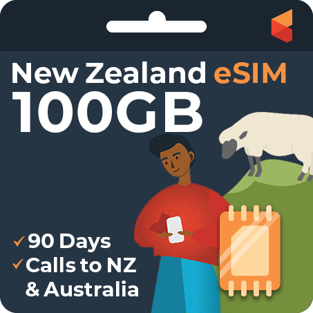 New Zealand Travel eSIM (One NZ) - 100GB