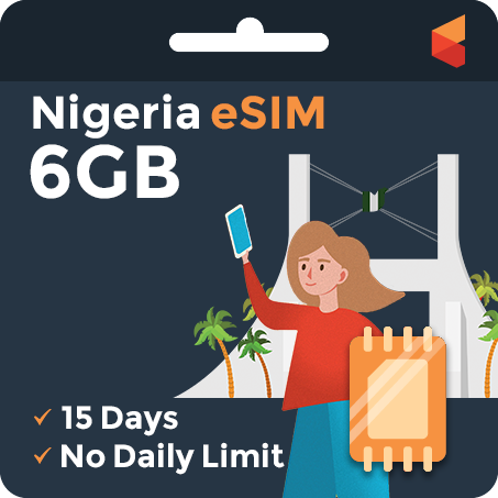 [eSIM] Nigeria Data eSIM (6GB - 15 Days)