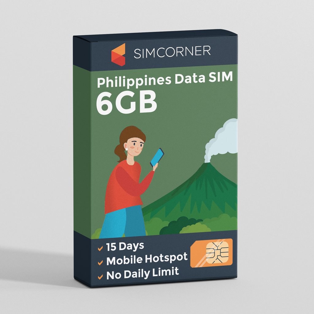 Philippines Data SIM Card (15 Day - 6GB)