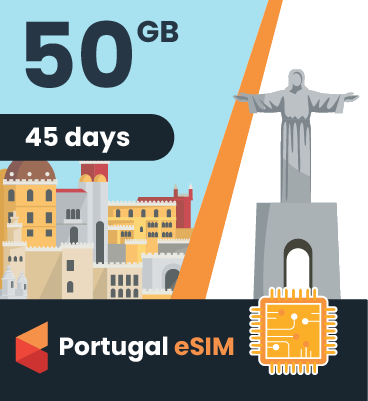 Portugal eSIM: 50GB - 45 Days