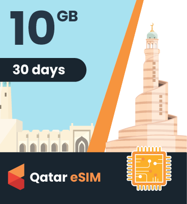 Qatar eSIM: 10GB - 30 Days