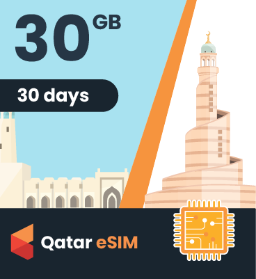 Qatar eSIM: 30GB - 30 Days