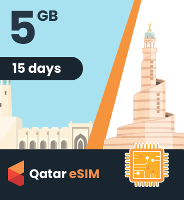 Qatar eSIM: 5GB - 15 Day