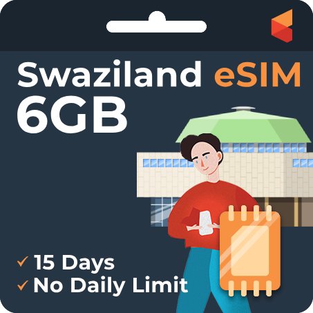 [eSIM] Swaziland Data eSIM (6GB - 15 Days)