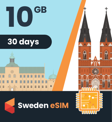 Sweden eSIM: 10GB - 30 Days