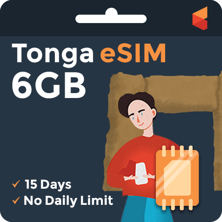 [eSIM] Tonga Data eSIM (6GB - 15 Days)