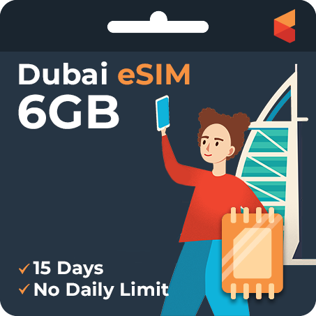 [eSIM] Dubai (UAE) Data eSIM (6GB - 15 Days) | SimCorner