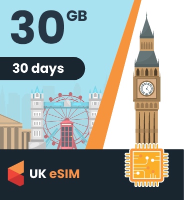 United Kingdom eSIM: 30GB - 30 Days