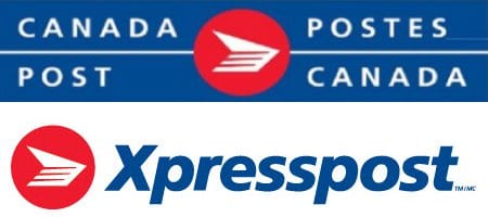 Canada Post Express Shipping - Ontario & Quebec